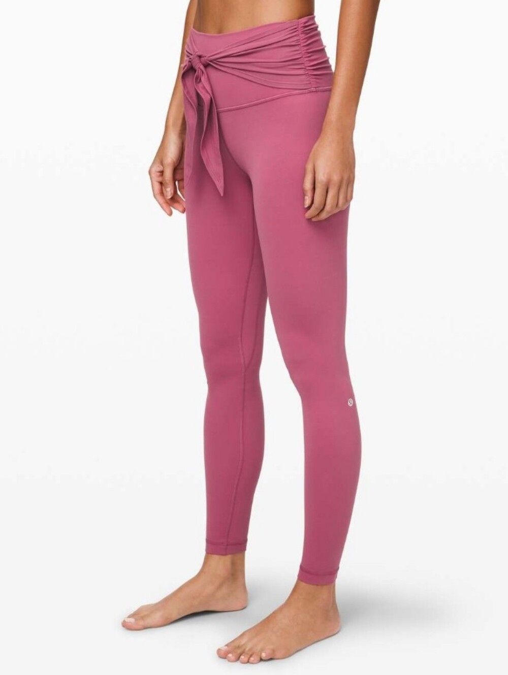 Lululemon Align Pant 28" Wrap Waist Moss Rose Nulu Leggings Size 4